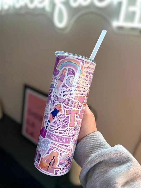 Purple Swiftie 20oz Tumbler