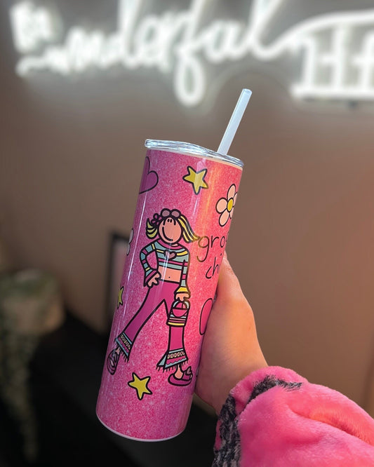 Groovy Chick 20oz Tumbler